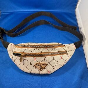 Vintage Y2K BABY PHAT FANNY PACK Cross Body bag Zippers Buckle